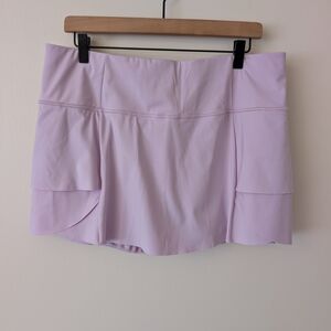 Athleta Womens Large Purple Athletic Skirt  Activewear Athleisure Workout